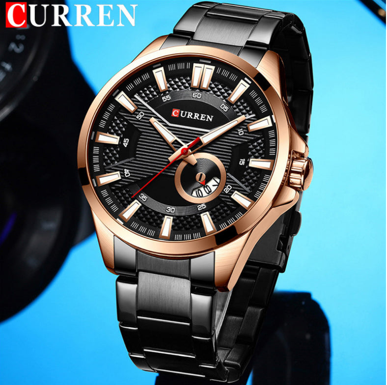 CURREN 8372 Men's Stainless Steel Watch