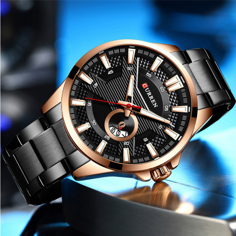 CURREN 8372 Men's Stainless Steel Watch