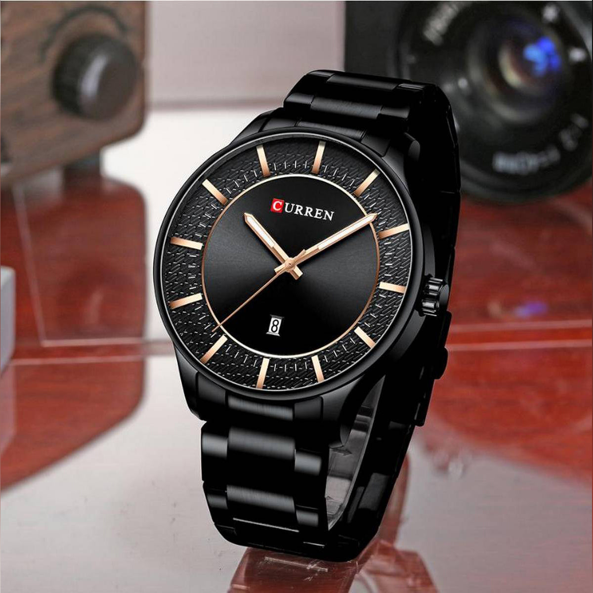 CURREN 8347 Men's Stainless Steel Watch