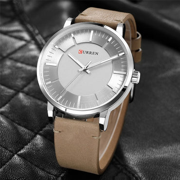 CURREN 8332 Men's Leather Straps Watch