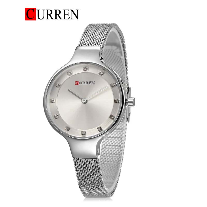 CURREN 9008 Women's Leather Straps Watch