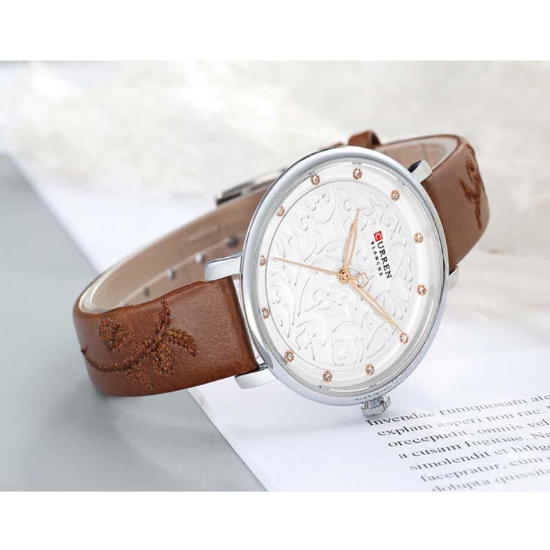 CURREN 9046 Women's Leather Straps Watch