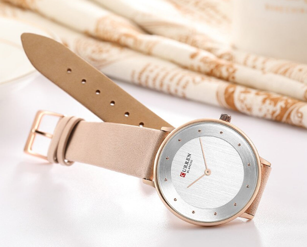 CURREN 9033 Women's Leather Straps Watch