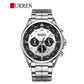 CURREN Original Brand Stainless Steel Band Wrist Watch For Men With Brand (Box & Bag)-8399