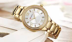 CURREN Couples Stainless Steel Watch