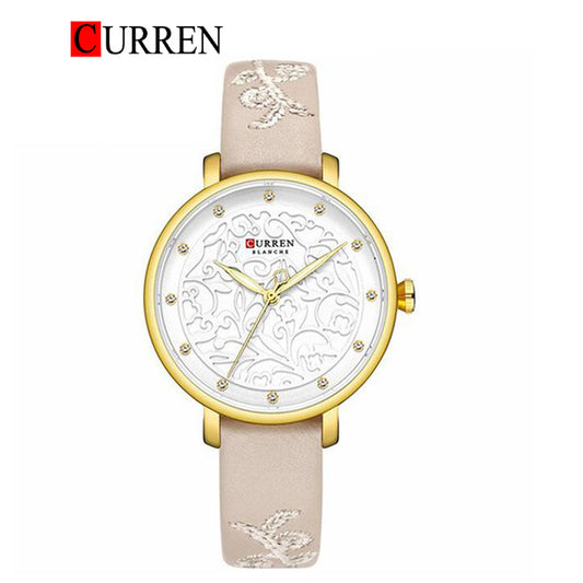 CURREN 9046 Women's Leather Straps Watch
