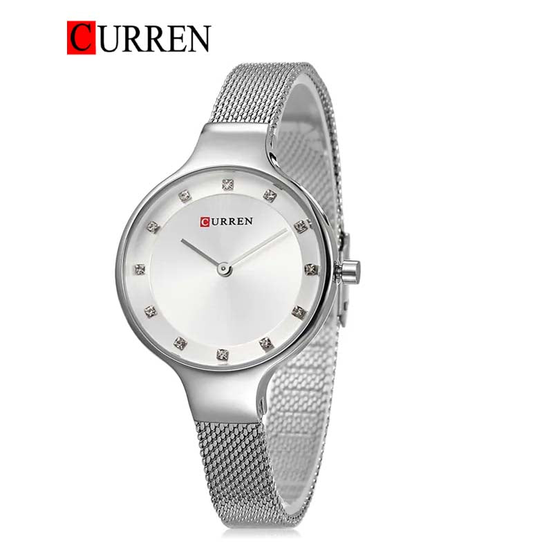 CURREN 9008 Women's Leather Straps Watch