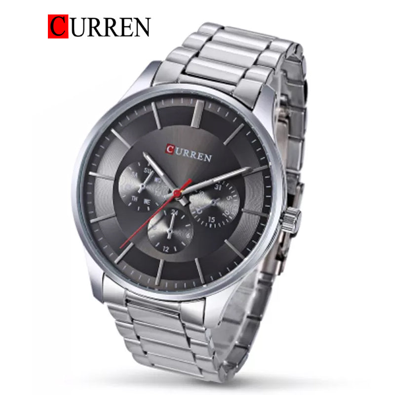 CURREN 8282 Men's Stainless Steel Watch