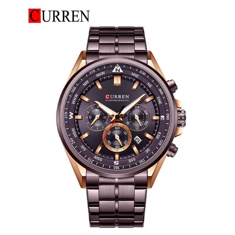 CURREN 8399 Men's Stainless Steel Watch