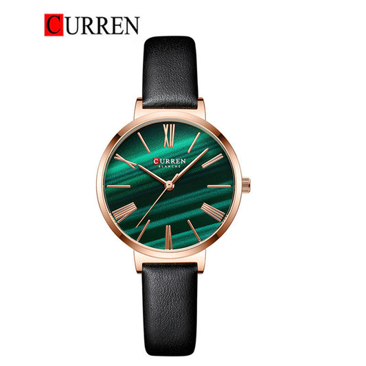 CURREN 9076 Women's Leather Straps Watch