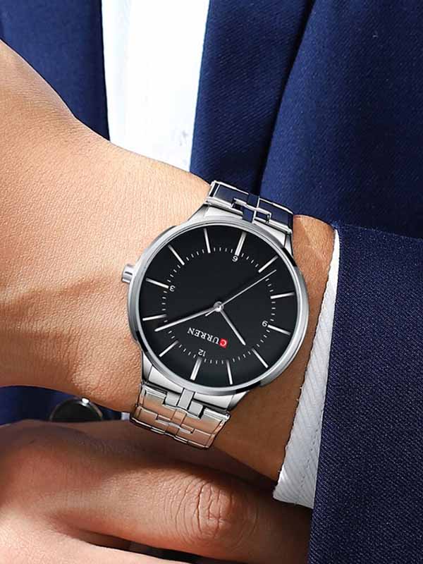 CURREN 8321 Men's Stainless Steel Watch