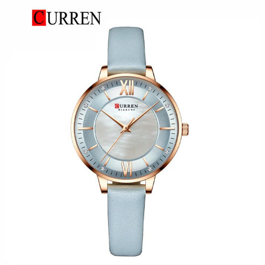 CURREN 9080 Women's Leather Straps Watch