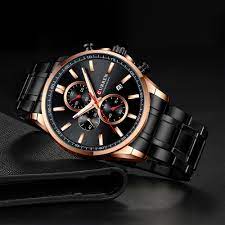 CURREN Original Brand Stainless Steel Band Wrist Watch For Men With Brand (Box & Bag)-8323