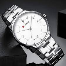CURREN Couples Stainless Steel Watch