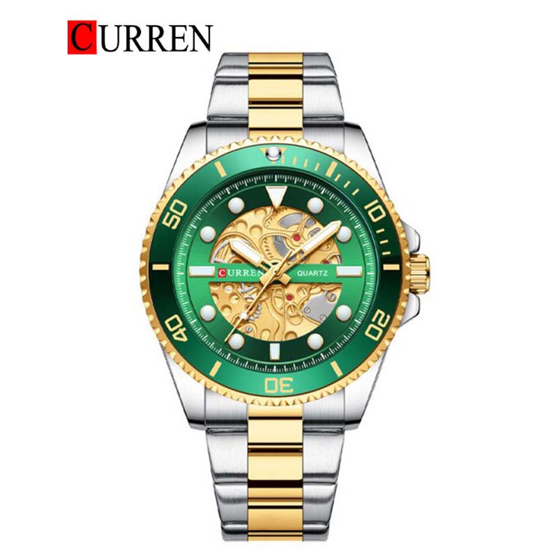 CURREN 8412 Men's Stainless Steel Watch
