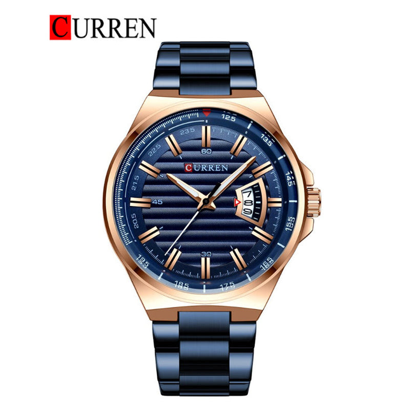 CURREN 8375 Men's Stainless Steel Watch