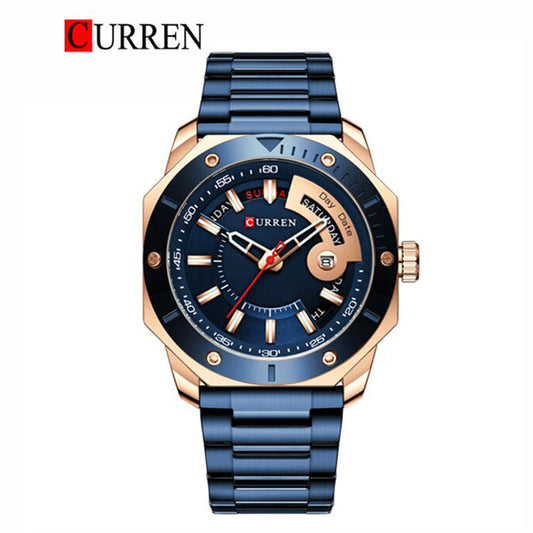 CURREN 8344 Men's Stainless Steel Watch
