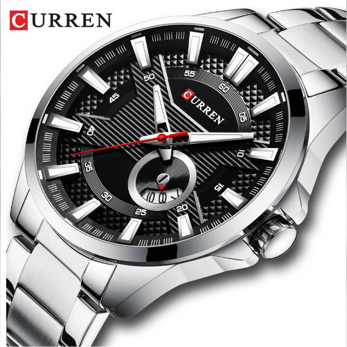 CURREN 8372 Men's Stainless Steel Watch