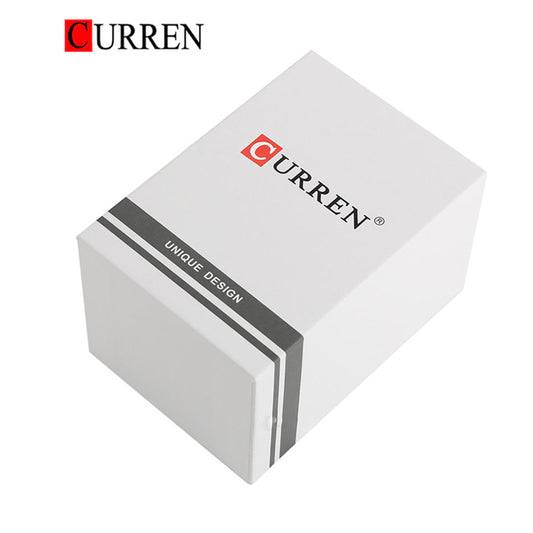 CURREN Original Brand Watch Gift Box & With Carry Bag (Size: 11cm - 7.7cm - 7.2cm)