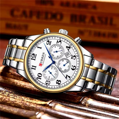 CURREN 8466 Men's Chronograph Watch