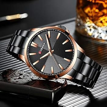 CURREN Original Brand Stainless Steel Band Wrist Watch For Men With Brand (Box & Bag)-8322