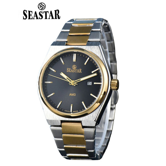 SEASTAR Original Brand Stainless Steel Band Wrist Watch For Men With Brand (Box & Bag)-A50M047D