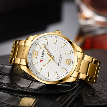 CURREN 8434 Men's Stainless Steel Watch