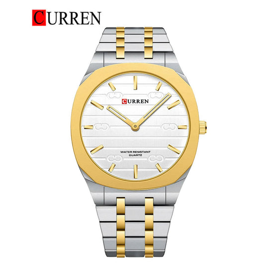 CURREN Original Brand Stainless Steel Band Wrist Watch For Men With Brand (Box & Bag)-8444