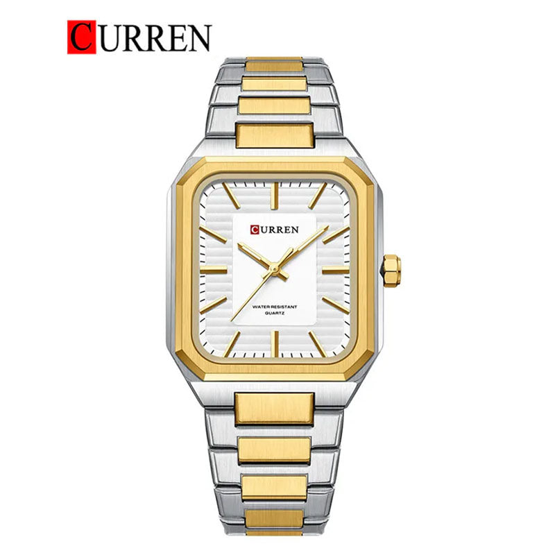 CURREN Original Brand Stainless Steel Band Wrist Watch For Men With Brand (Box & Bag)-8457