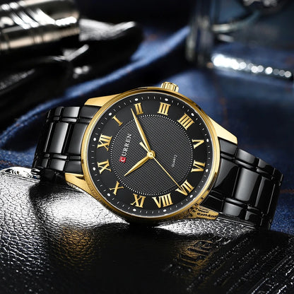CURREN 8409 Men's Stainless Steel Watch