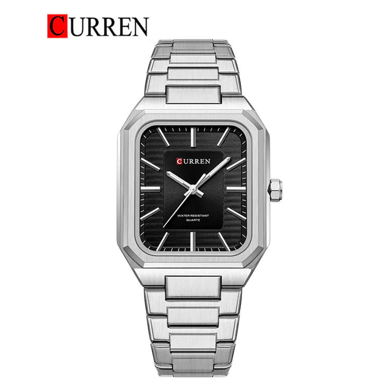 CURREN Original Brand Stainless Steel Band Wrist Watch For Men With Brand (Box & Bag)-8457