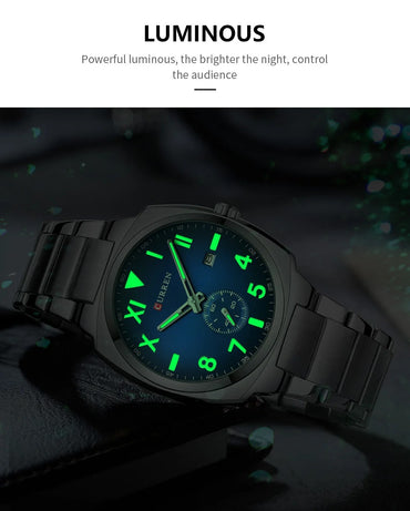 CURREN 8472 Men's Stainless Steel Watch