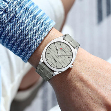 CURREN 8480 Men's Leather Straps Watch