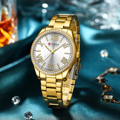 CURREN 9088 Women's Stainless Steel Watch