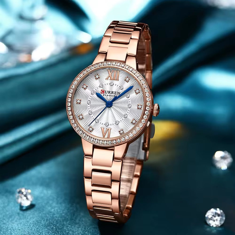 CURREN 9085 Women's Stainless Steel Watch