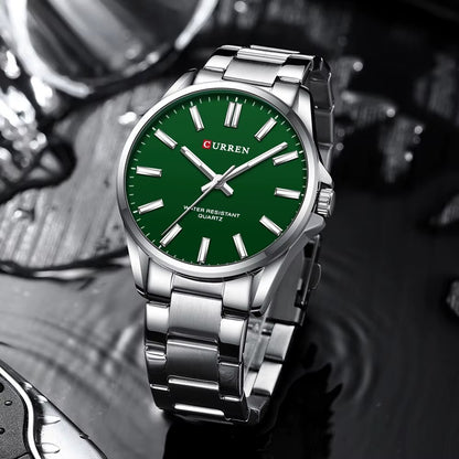 CURREN Couples Stainless Steel Watch