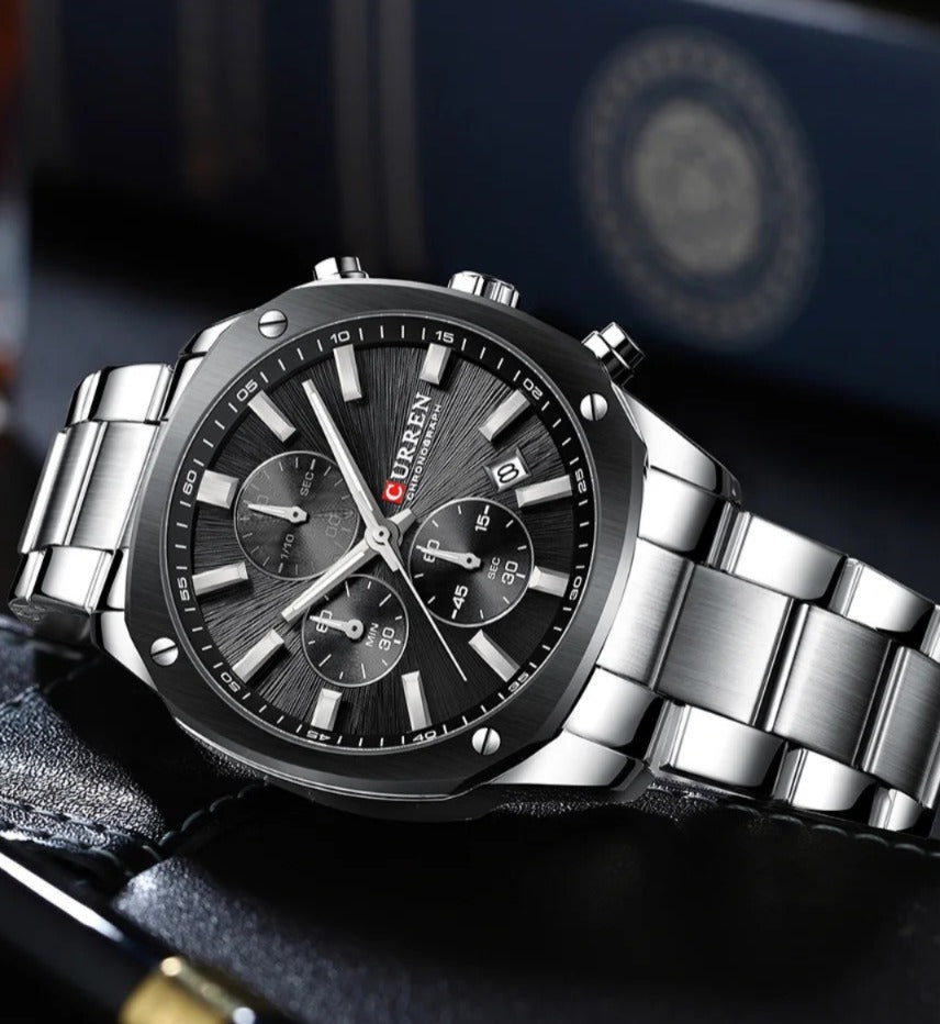 CURREN 8490 Men's Stainless Steel Watch