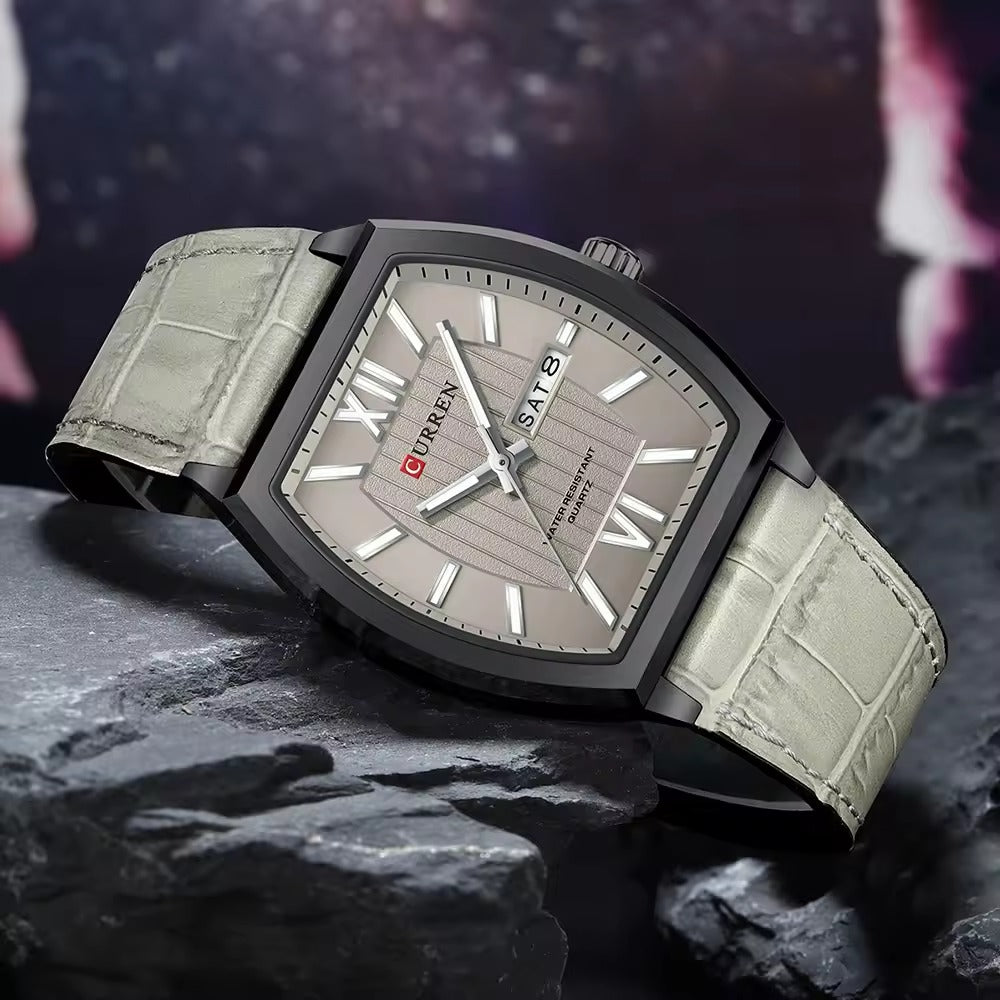 CURREN 8478 Men's Leather Straps Watch