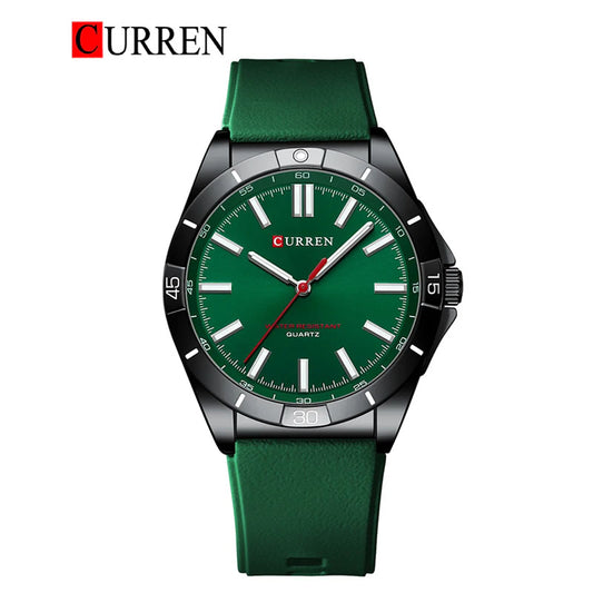 CURREN 8449 Men's Rubber Straps Watch