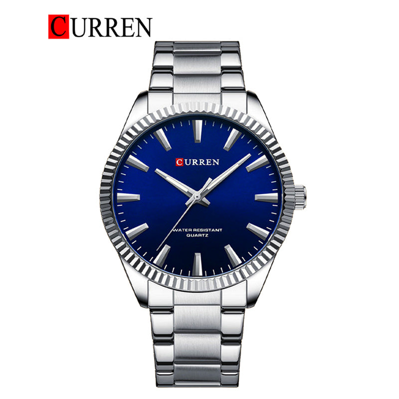 CURREN Original Brand Stainless Steel Band Wrist Watch For Men With Brand (Box & Bag)-8425