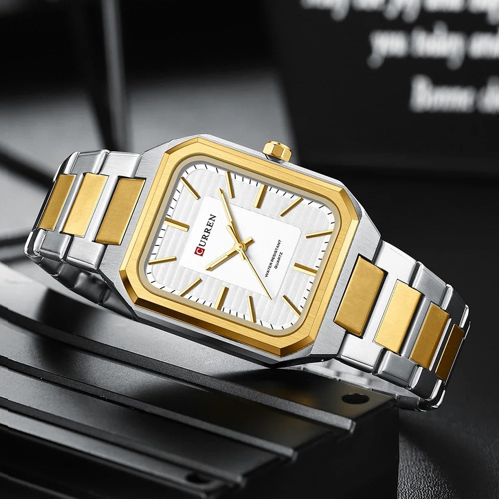 CURREN Couples Stainless Steel Watch