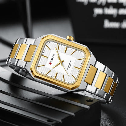 CURREN Couples Stainless Steel Watch