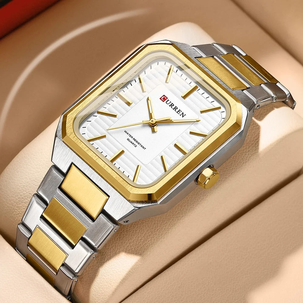 CURREN Couples Stainless Steel Watch