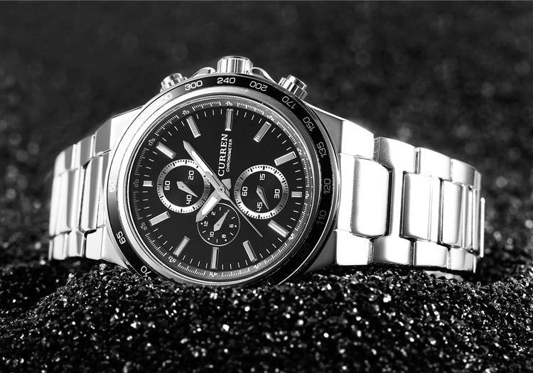 CURREN 8011 Men's Stainless Steel Watch