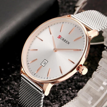 CURREN 8302 Men's Stainless Steel Watch