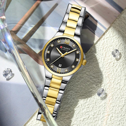 CURREN 9107 Women's Stainless Steel Watch