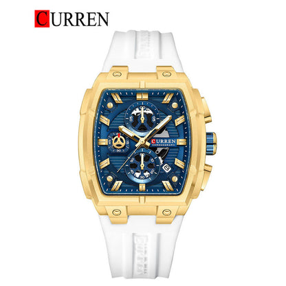 CURREN 8488 Men's Rubber Straps Watch