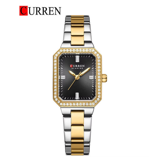 CURREN Original Brand Stainless Steel Band Wrist Watch For Women With Brand (Box & Bag)-9102