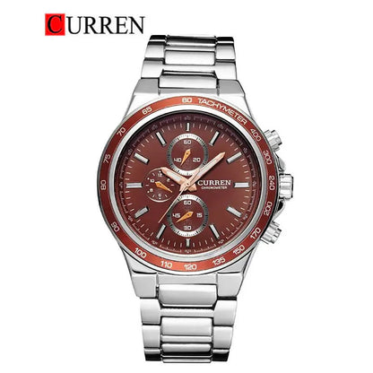 CURREN 8011 Men's Stainless Steel Watch