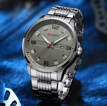 CURREN 8411 Men's Stainless Steel Watch